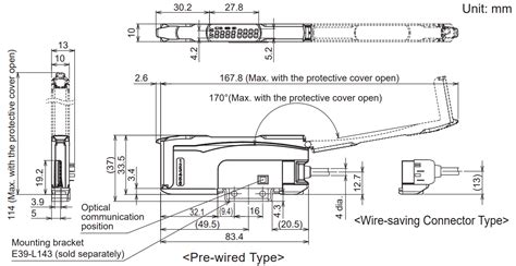 Omron E C Lda N Series Photoelectric Sensor With Separate Digital