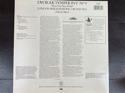 알라딘 중고 Lp 즈데네크 마칼 Zdenek Macal Dvorak Symphony No9 From The New World Lp Uk반