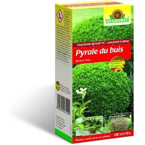 Pyrale du Buis Insecticide Spruzit concentré 100 ml Contre les