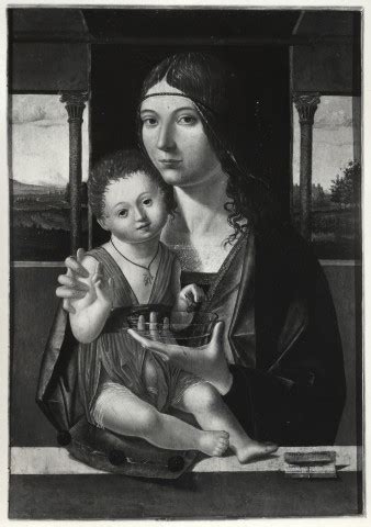 FONDAZIONE ZERI CATALOGO Jacopo Di Antonello Madonna Con Bambino