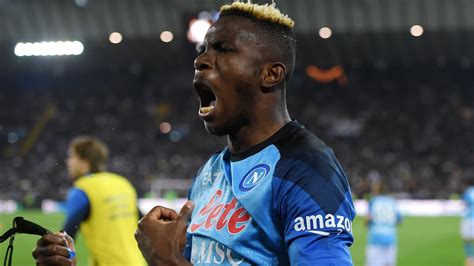 Udinese 1 1 Napoli Victor Osimhen Goal Clinches Serie A Title Ends 33