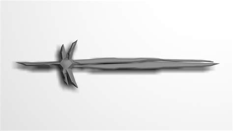 Free Ice Sword 3d Model