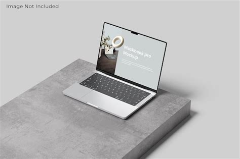 Maqueta de pantalla de computadora portátil macbook Archivo PSD Premium