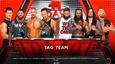 Randy Orton Jey Uso La Knight Cody Rhodes Vs Roman Reigns Jimmy Solo