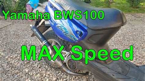 Yamaha Bws 100 Max Speed Youtube