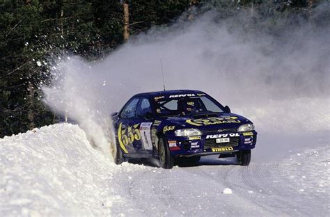 Subaru Impreza 555 Of Colin Mcrae At 1995 Swedish Rally Subaru