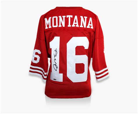 Joe Montana Signed Jersey 1989, HD Png Download , Transparent Png Image ...