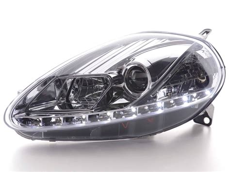 Tuning Shop Scheinwerfer Set Daylight Led Tfl Optik Fiat Grande Punto