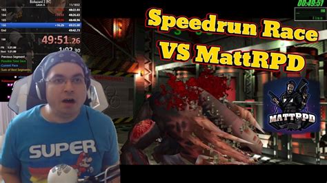 Speedrun Race VS MattRPD Resident Evil 2 1998 Leon A Scenario YouTube