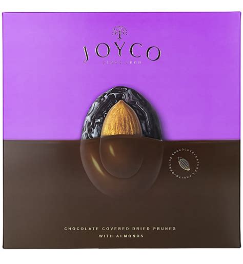 Купить JOYCO Конфеты "Сухофрукт чернослива в шоколаде с миндалем" 155г ...