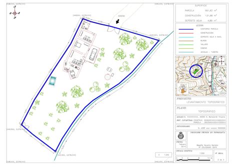 Plano Topografico Topografo Topografia Bgo Topografía And Geosistemas