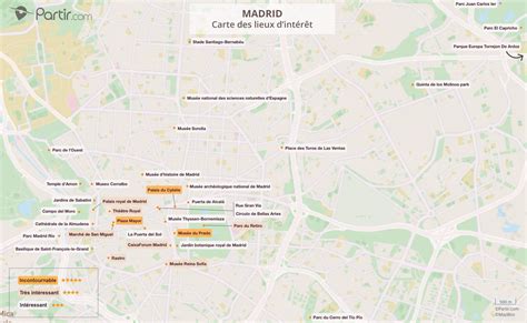 Cartes Touristiques Et Plans Madrid Régions Points Dintérêts Et