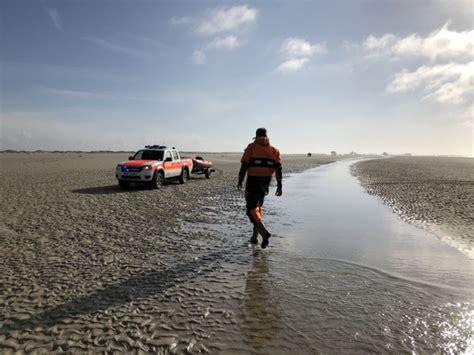 Einsatz TH WASSER Person Auf Sandbank Ordinger Strand Vom 03 03 2020