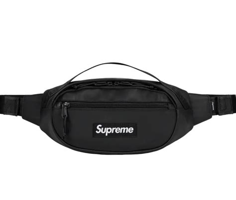 슈프림 레더 웨이스트백 Supreme leather waist bag 두가지색상 상품 상세 크로켓