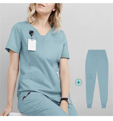 Medigo 041 Womens Two Piece Pants Scrubs Hospital Uniform Workwear