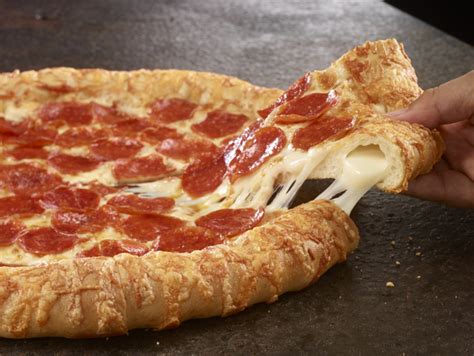 Pizza Hut Bakes Up New Triple Cheese Stuffed Crust Pizza Brand Eating