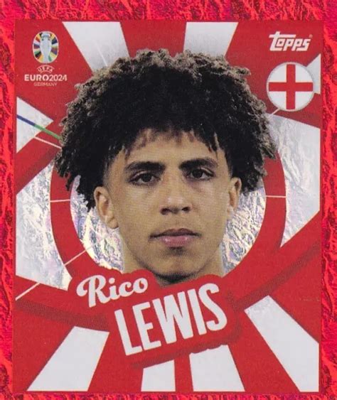 Topps Uefa Euro Sticker Swiss Edition Eng Ptw Rico Lewis