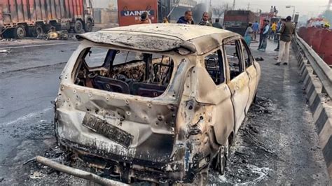 Deadly Truck Collision Turns Jaipur Ajmer Highway Into An Inferno Photos Hindustan Times