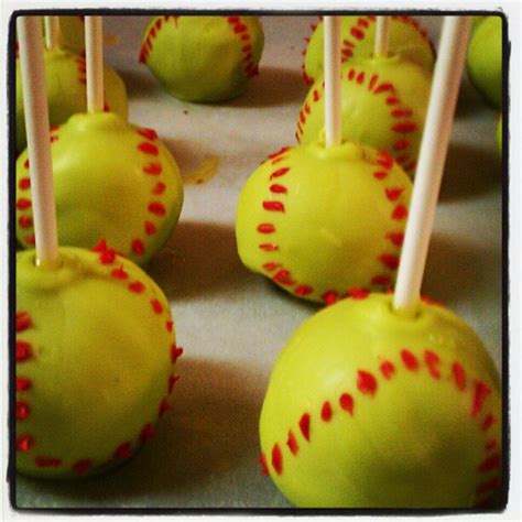 Softball Cake Pops Joy Makes Amazing Cake Pops Timmer82 Flickr