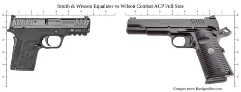 Smith Wesson Equalizer Vs Wilson Combat Acp Full Size Size Comparison