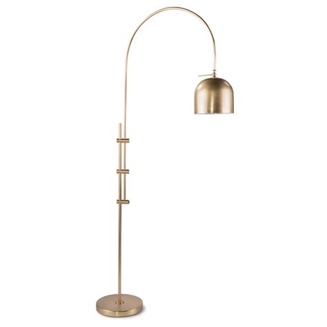 Arc Floor Lamp With Metal Shade Brass Floor Lamp Arc Floor Lamps