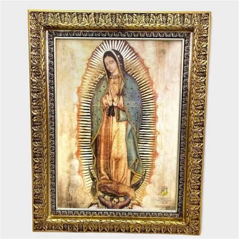 Cuadro Virgen De Guadalupe 90x70 Cm Copia Fiel Meses Sin Intereses