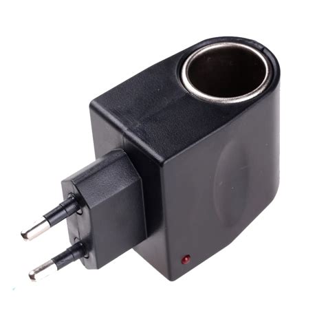 220V AC To 12V DC Car Cigarette Lighter Wall Power Socket Plug Adapter