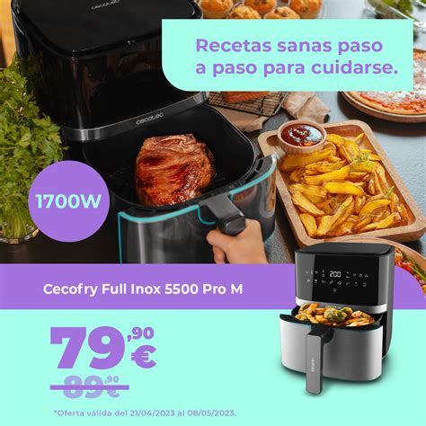 Cecotec on Twitter Tus recetas de siempre ahora más sanas Fríe