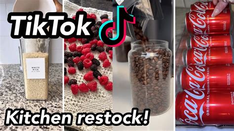 Kitchen Tiktok Asmr Restock Compilations Youtube