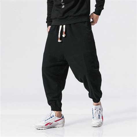 Buy Men Winter Casual Pant Thick Velvet Cotton Linen Trousers Male Fashion