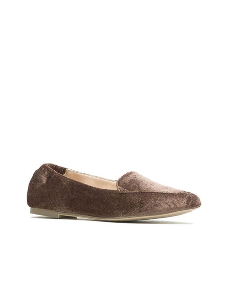 Hush Puppies Suede Hazel Pointe Loafer In Dark Brown Brown Lyst