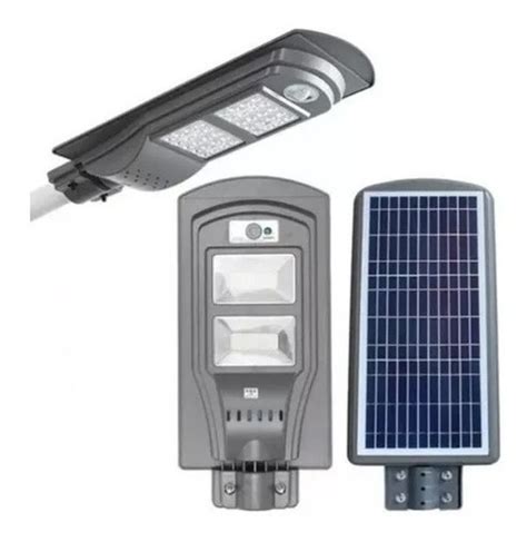 Foco Led Solar Luminaria Panel Sensor 60w Hogar Cuotas sin interés