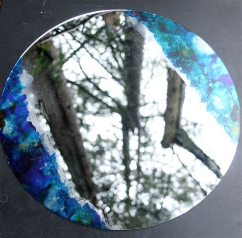 Watercolor Mirror Mirror Painting Diy Resin Art Diy Mirror