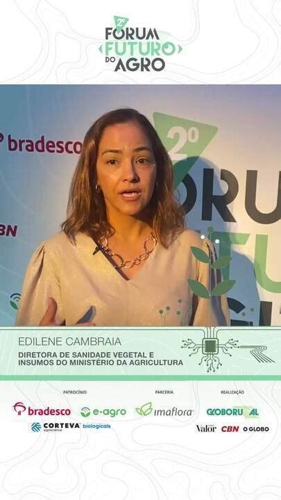 Edilene Cambraia diretora de sanidade vegetal e insumos do Ministério