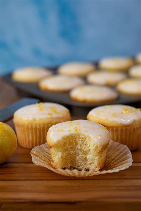 Iced Lemon Muffins Recipe Dinner Then Dessert