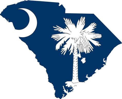 Cool Flag Map Of South Carolina Glossy Poster Picture Photo James Brown