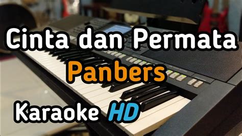 CINTA DAN PERMATA Panbers KARAOKE YouTube