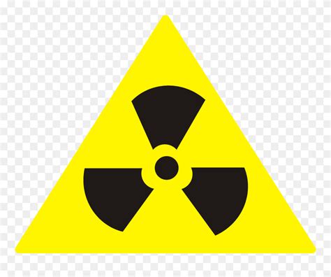 Radioactive Decay Nuclear Power Hazard Symbol Paper Radioactive Sign