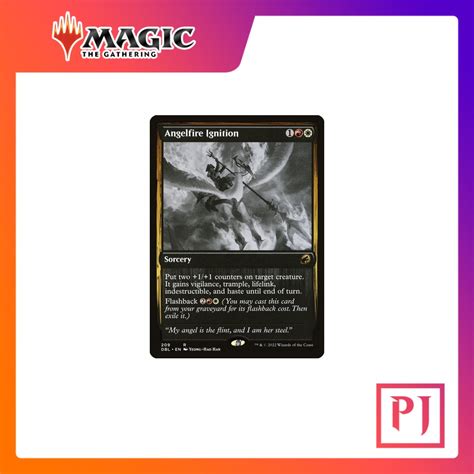 Mtg Angelfire Ignition Dbl Multi Rare Normal Eng การ์ดเม