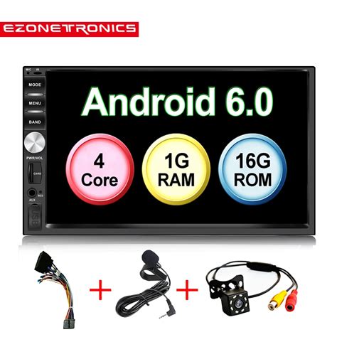 2 Din Auto Android 6 0 Car Radio Stereo 7 1024 600 Universal Car Player Gps Navigation Wifi