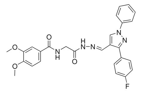 N 2 2 3 4 FLUOROPHENYL 1 PHENYL 1H PYRAZOL 4 YL METHYLENE