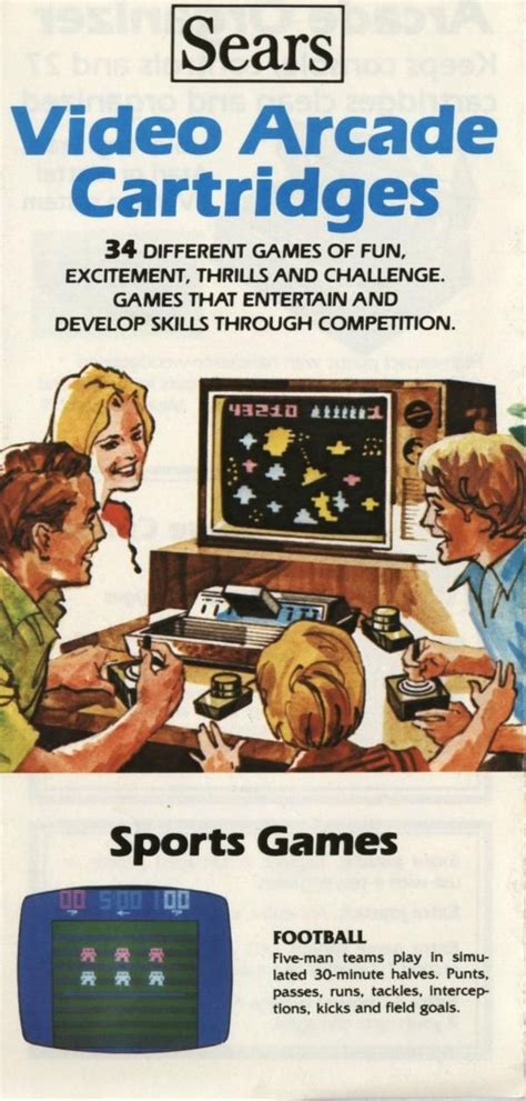 Atari 2600 Catalog Retro Video Games Vintage Video Games Atari