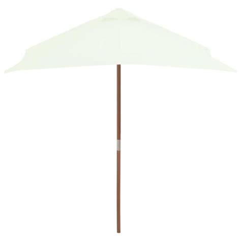 Atyhao Parasol Avec M T En Bois X Cm Sable Cdiscount Jardin