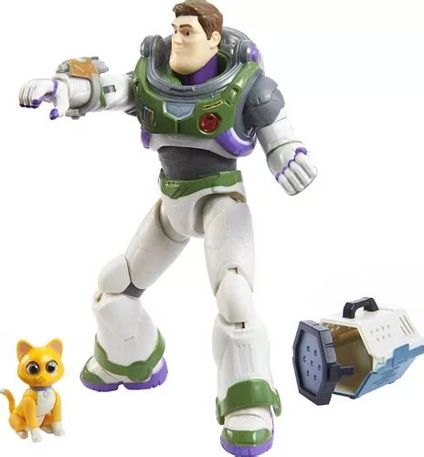 Figura Buzz Lightyear Buzz Alpha Con Gato Sox Toy Story