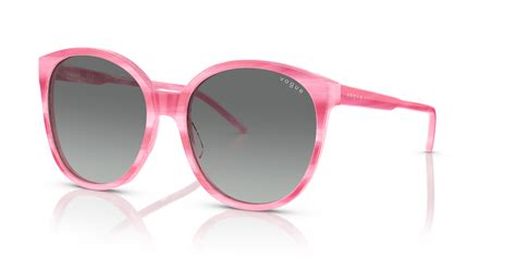 Vogue Eyewear Vo5509s 56 Gradient Grey And Pink Horn Sunglasses