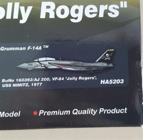 Hobby Master F 14a Aj 200 Vf 84 Jolly Rogers Ha5203 Hobbies And Toys