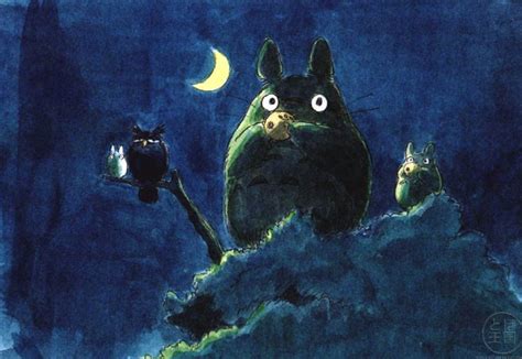 My Neighbor Totoro Concept Art Studio Ghibli Art Hayao Miyazaki Art