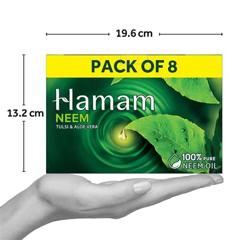 Buy Hamam Neem Tulsi Aloe Vera Bathing Soap For Body G Combo