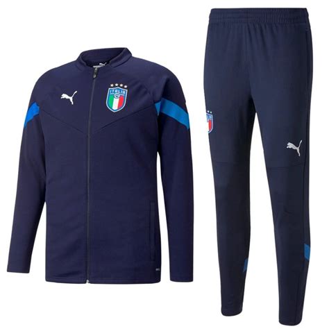 Tuta Da Allenamento Nazionale Italia Blu Puma Sportingplus Net