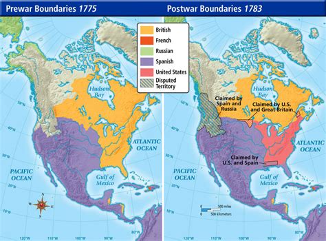 World Map During American Revolution